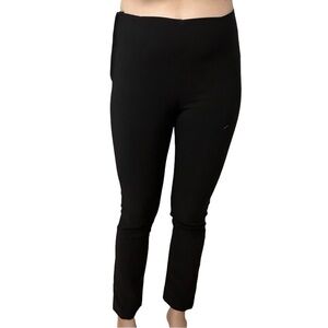 MM Lafleur Pants Trousers Black Slim Tapered Tailored Work Business Size 4 Small